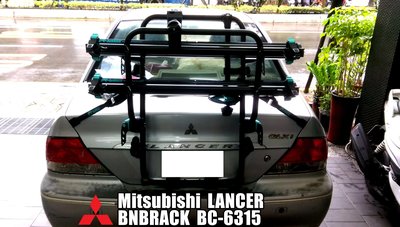 【宮崎車架專賣店】BNB RACK 滑槽式後背攜車架 (BC-6315-2S) Mitsubishi Lancer