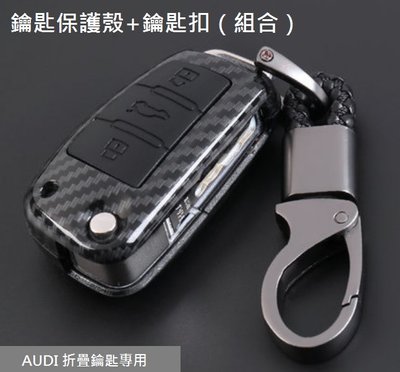 《HelloMiss》奧迪 Audi 碳纖維 紋路 烤漆 鑰匙殼 保護殼 鑰匙套 A1 A3 A4 B7 A4 S4