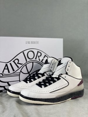 Air Jordan-2 AJ22 Union x Air Jordan 2  黑白 籃球鞋 男鞋 DJ4375-160