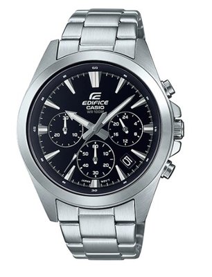 【萬錶行】 CASIO EDIFICE 簡約的經典計時碼腕錶 EFV-630D-1A