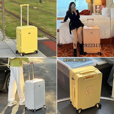 行李箱Lee旅行箱新款行李箱24寸拉桿箱女小型登機箱拉鏈密碼箱男20旅行箱