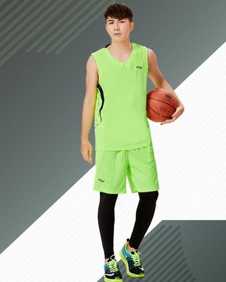 【熱賣精選】透氣籃球衣籃球服定制運動隊服可印號印字套男子套裝健身運動服-LK159489