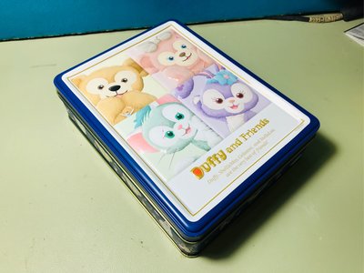 日本東京迪士尼 Duffy達菲家族餅乾鐵盒