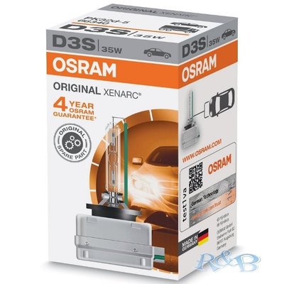 OSRAM 66340 D3S 4300K 原廠HID燈泡 公司貨 保固4年【R&amp;B】#D3S-01