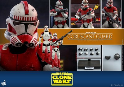 金錢貓雜貨 全新 Hot Toys TMS025 1/6 Star Wars 星際大戰 複製人之戰 科羅森守衛