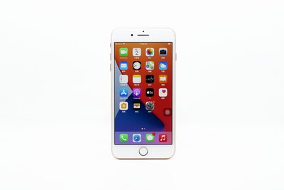 【路達3C】Apple iPhone 8 Plus 64G 金 瑕疵機出售 手機背面玻璃破 #66655