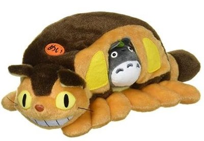 日本進口 限量品 好品質 正品 吉卜力 可愛 龍貓 小貓貓貓巴士 公車擺件絨毛絨娃娃玩偶布偶收藏品送禮禮品