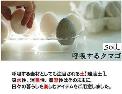 ＊小容容＊日本製 Soil 珪藻土濕度調節 除濕乾燥蛋 調濕脫臭 單顆