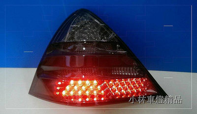 超炫外銷件 BENZ R170 紅黑紅白黑框晶鑽 LED 尾燈 後燈 特價中