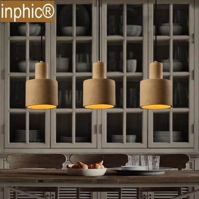 INPHIC-簡約吊燈創意個性藝術復古懷舊餐廳臥室吧臺水泥吊燈