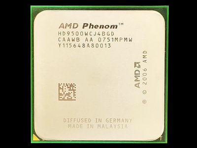 【含稅】AMD Phenom X4 9500 2.2G HD9500WCJ4BGD 四核 95W 正式散片CPU 一年保