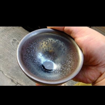天目釉窯變大口徑 茶杯