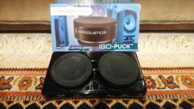[ 沐耳 ] 加拿大精品 Iso Acoustics 獨立式喇叭腳墊系列 ISO-PUCK：適用主動式監聽或書架式喇叭