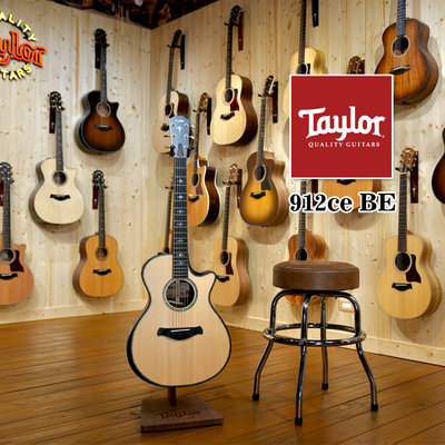 小叮噹的店 -Taylor 912ce BE Builder's Edition 電木吉他 附琴盒 912-CE-BE