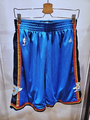 NBA奧克拉荷馬雷霆隊球褲 adidas OKC Thunder XL號