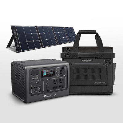 【BLUETTI】EB55 野獸級戶外行動電源站＋收納包＋太陽能板  露營 公司貨 登入保固18個月