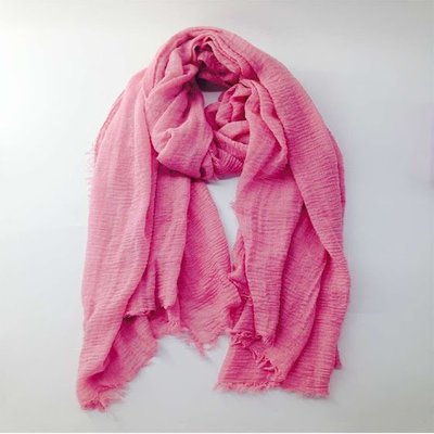【小p的店】預購 韓版 新款 圍巾 披肩扎染 纯色 流蘇 棉麻圍巾