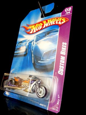 1-2FW  ： 日版 風火輪 HOT WHEELS CAR 1998 NRFP A AIRY 8 　富貴玩具店