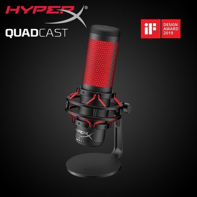 【eYe攝影】全新現貨 HyperX QuadCast USB 聲浪麥克風 麥克風 直立式 電競麥克風 直播 電競