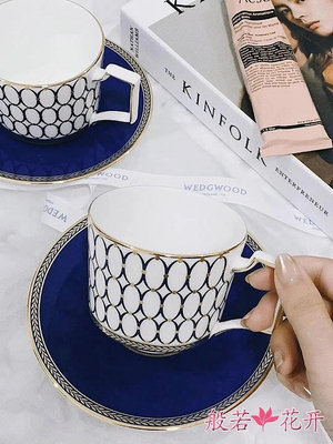 廠家出貨現貨Wedgwood威基伍德對杯金粉年華進口骨瓷紅茶咖啡杯碟歐式茶具