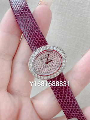 專櫃正品 CARTIER 卡地亞 18K白金 原鑲鑽 23×28mm 手錶（ 特價福利品！優惠出清換現金 ）