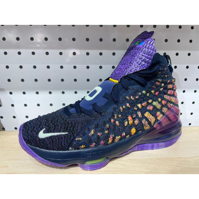 Nike 籃球鞋 LeBron XVII AS GS 17 Monstars 紫金 女 大童鞋 CW1036-400