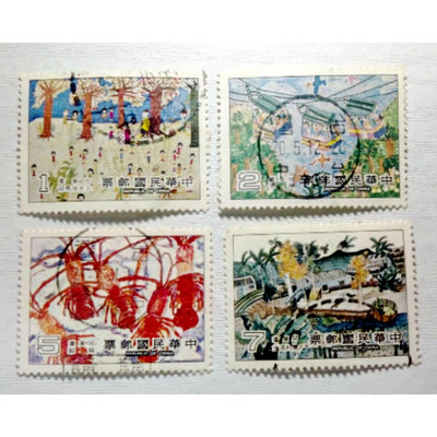 【0888】特171兒童畫郵票(70年版)  民國70年