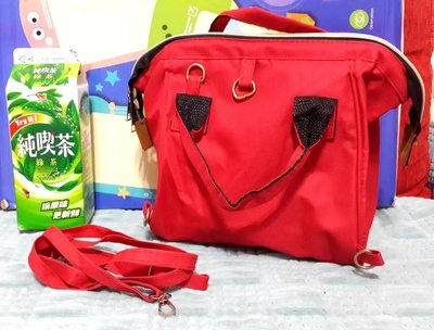 (快速出貨)娃娃機商品 紅色 質感 後背包 斜背包 收納包 斜挎包 背包、手提包、側背包(禮物、交換禮物、生日禮物)