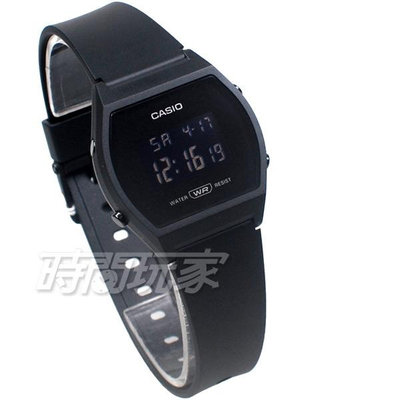 CASIO卡西歐 LW-204-1B 運動休閒風格設計 電子錶 橡膠錶帶 學生錶 黑色【時間玩家】