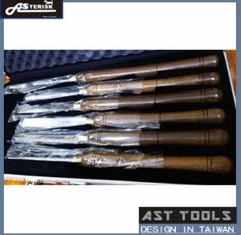 [AST Tools] [木工機 - 木工車床] LA-C3 木工車刀 6件組