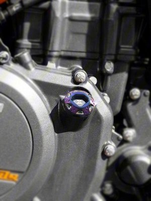 適用KTM200防盜機油尺改裝摩托車RC390機油螺絲蓋DUKE390/125油標