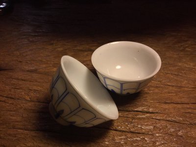 日本手繪老茶杯 茶道具 保存良好 無嗑傷