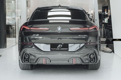 【政銓企業有限公司】BMW G06 X6 FD 品牌 高品質 碳纖維 卡夢 後下巴 含 四出排氣管 完工價75000