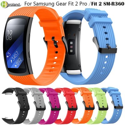 L / S 豪華矽膠錶帶, 適用於 Samsung Fit 2 Sm-R360 錶帶更換軟腕帶, 適用於 Samsung