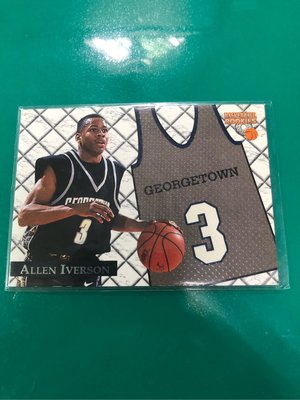 Iverson Georgetown rookie特殊卡 喬治城大學新人卡 費城七六人隊 籃球卡 球員卡