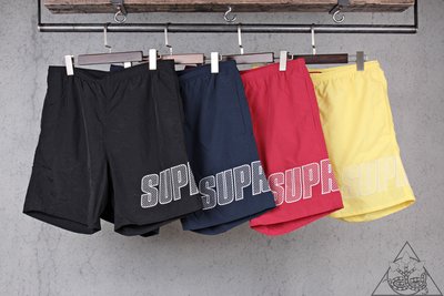 【HYDRA】Supreme Logo Appliqué Water Short 海灘褲 短褲 刺繡字體【SUP391】