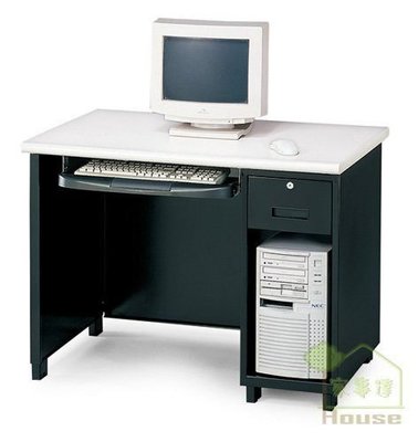 [ 家事達 ] OA-242-6 鋼製液晶白面電腦桌(120*70*74cm)  書桌