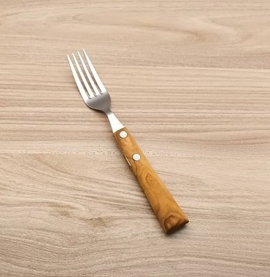 【Apple 艾波好物】日本燕三条 天然木 木質 木柄 叉子 餐叉