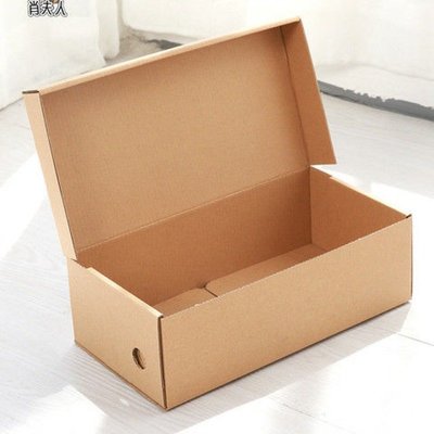 【熱賣下殺】紙鞋盒紙質鞋盒子收納盒紙盒透明20個翻蓋aj包裝整理盒紙箱殼