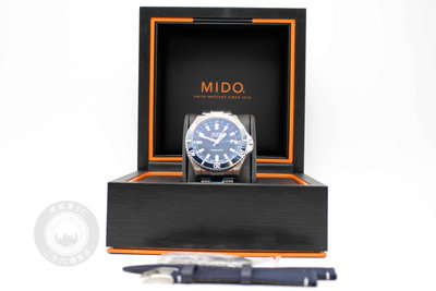 【高雄青蘋果】MIDO Ocean Star 44MM 海洋之星 GMT 200米潛水機械錶 M0266291705100 二手手錶#88319
