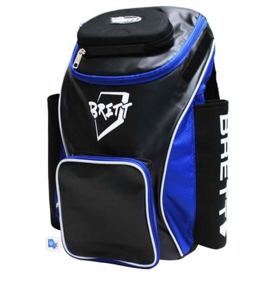 棒球世界全新BRETT運動後背包特價黑藍配色SD-00065