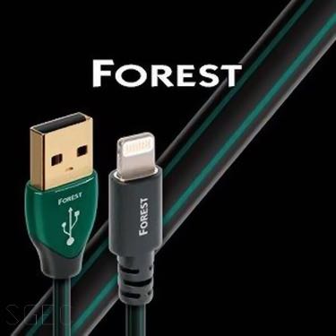 《統元音響》美國AudioQuest  Forest 森林 USB線 傳輸線 1.5米 含銀0.5% A-Lightning iphone ipad 公司貨