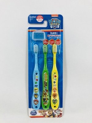 【樂樂日貨】現貨 日本 Skater 汪汪隊 立大功 三入 兒童 卡通 牙刷 適用3-5歲 2階段 牙刷 TB5ST