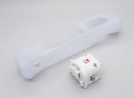 【光華-實體店面】Wii動感強化器motion plus白色含半透明果凍套全新品裸裝特價供應中可自取~