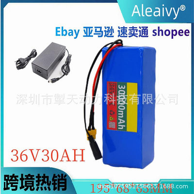 36V 30Ah 10S3P 18650 鋰電池組滑板車電動車 跨境速賣通ebay熱款
