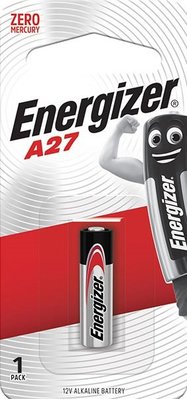【現貨附發票】Energizer 勁量 高伏特鹼性電池 A27 12V 遙控器電池 1入 /卡
