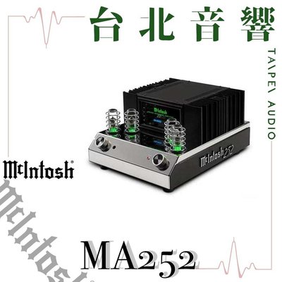 McIntosh MA252 | 全新公司貨 | B&amp;W喇叭 | 另售MA352