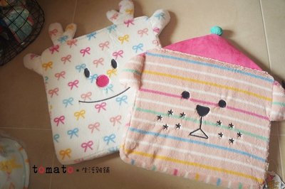 ˙ＴＯＭＡＴＯ生活雜鋪˙日本進口雜貨2015Present CRAFTHOLIC耶誕節限定款熊兔子麋鹿雀斑狗坐墊