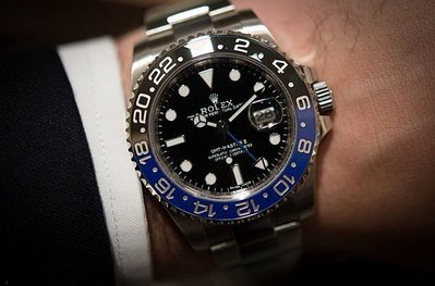 Rolex 勞力士 新款 116710 BLNR GMT-MASTER II 新款藍黑圈/40mm 男用機械腕錶