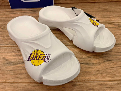 DIBO~NBA 拖鞋 美國職業籃球 LAKERS 洛杉磯 湖人隊 防滑舒適大底 EVA一體型